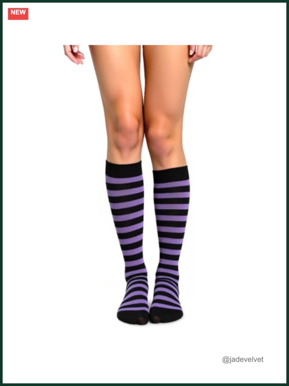 Striped Knee High Socks Women Long Tube Funny Crazy Tall Costume Party